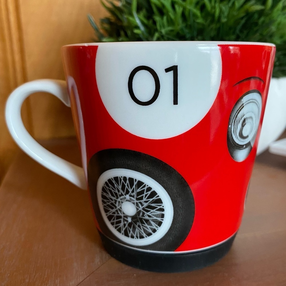 Official Ferrari Store Coffee Mug Porcelain Red Yellow Black Green Rubber Base - Picture 6 of 11